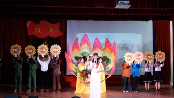 Học sinh tham dự cuộc thi Kể chuyện “Bác Hồ và những bài học về đạo đức, lối sống dành cho học sinh” năm học 2022