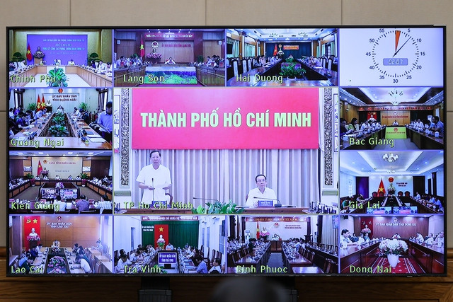 Thủ tướng: Tinh thần Việt Nam, bản lĩnh Việt Nam một lần nữa được khẳng định - Ảnh 5. Hội nghị được kết nối trực tuyến tới 63 tỉnh, thành phố - Ảnh VGP/Nhật Bắc