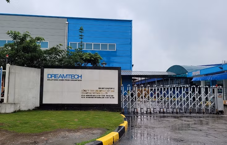 Công ty TNHH Dreamtech Việt Nam - nơi xảy ra vụ tai nạn.