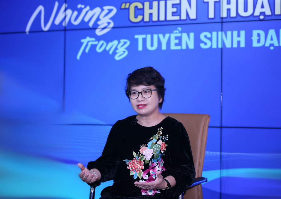 PGS.TS Nguyễn Thu Thủy - Vụ trưởng Vụ Giáo dục đại học . Ảnh: Đức Hiệp.