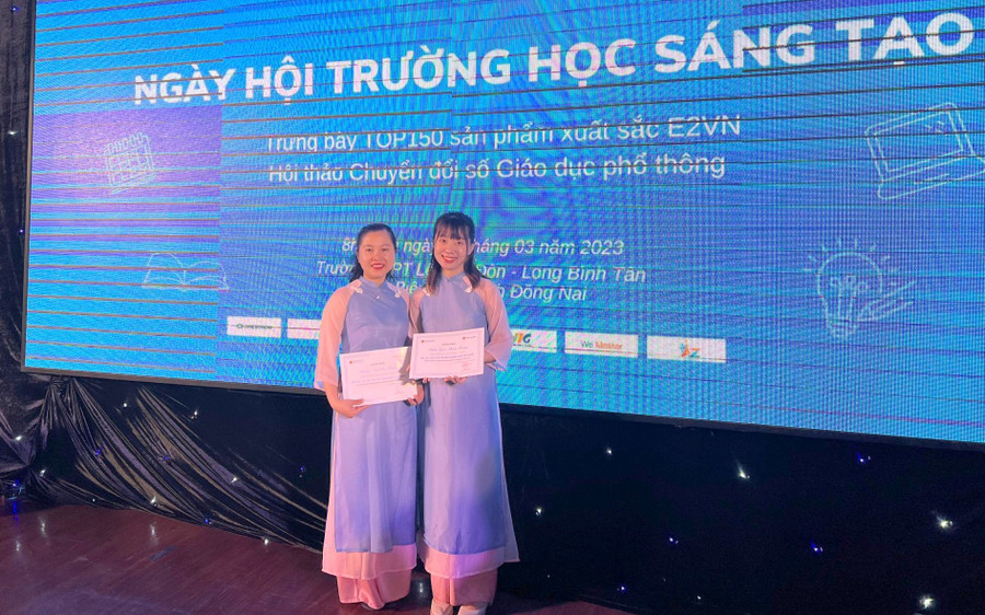 Dự án Bạn ơi ổn không? của 2 giáo viên iSchool Quảng Trị được xét chọn trao giải Ba.