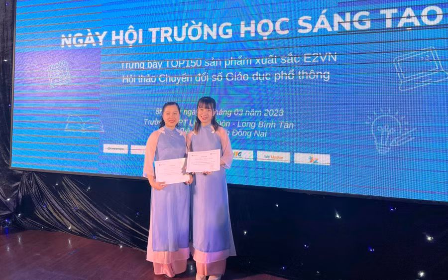 Dự án Bạn ơi ổn không? của 2 giáo viên iSchool Quảng Trị được xét chọn trao giải Ba.