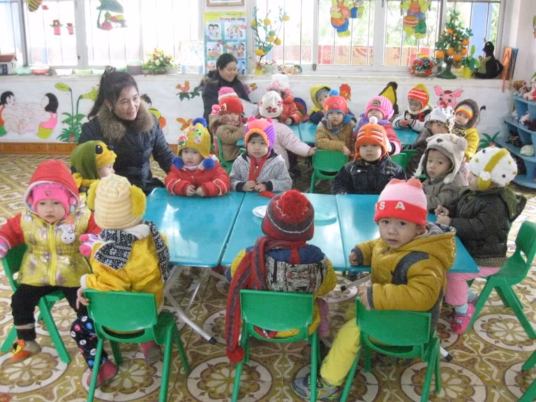 Nhiều học sinh nghỉ học tránh rét ảnh 2