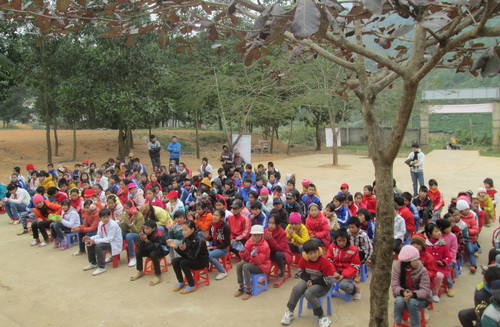 Học sinh trường Nội trú dân tộc THCS Vân Lăng