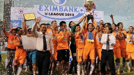 Đội vô địch V-League 2013 sẽ được nhận 4 tỉ đồng