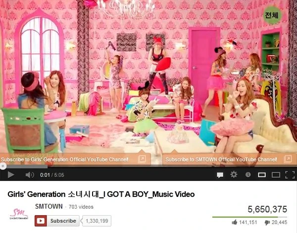 I Got A Boy là đối thủ đáng ghờm của Gangnam Style?