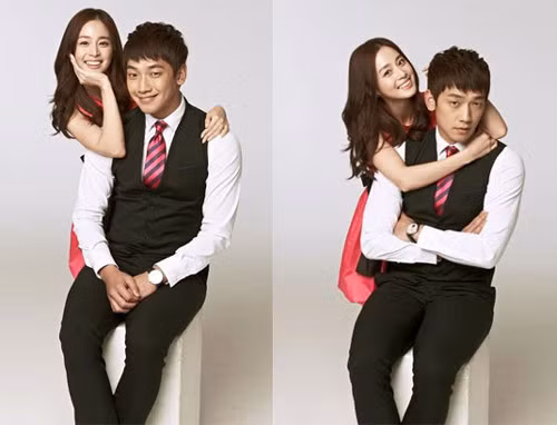 Rain và Kim Tae Hee quen nhau trong khi đóng quảng cáo chung.