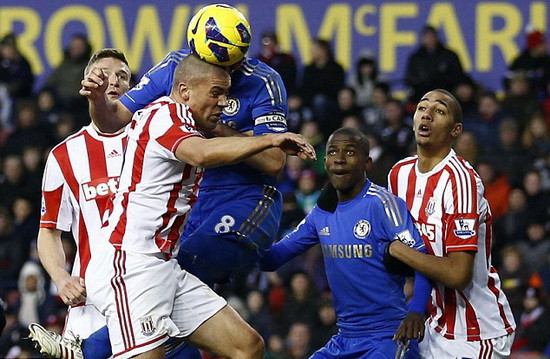 Các cầu thủ Chelsea đã có chiến thắng đậm đà