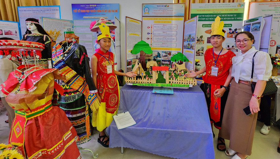 Một sản phẩm STEM của học sinh huyện Cư M'gar tham dự Ngày hội cấp tỉnh. (Ảnh: TT) Một sản phẩm STEM của học sinh huyện Cư M'gar tham dự Ngày hội cấp tỉnh. (Ảnh: TT)