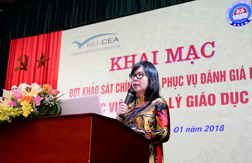 PGS.TS Đỗ Thị Thúy Hằng trình bày tổng quan Báo cáo tự đánh giá của Học viện PGS.TS Đỗ Thị Thúy Hằng trình bày tổng quan Báo cáo tự đánh giá của Học viện