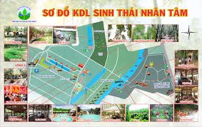 Sơ đồ Khu du lịch sinh thái Nhân Tâm