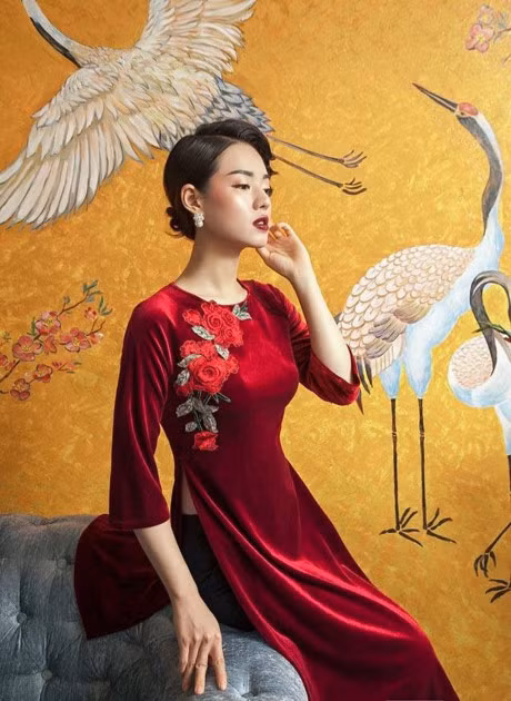 Nhung kieu ao dai dep khien cac nu sinh Viet 