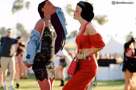 Bat ngo bat gap cac hoang tu, cong chua Disney ngoai doi thuc - Anh 3