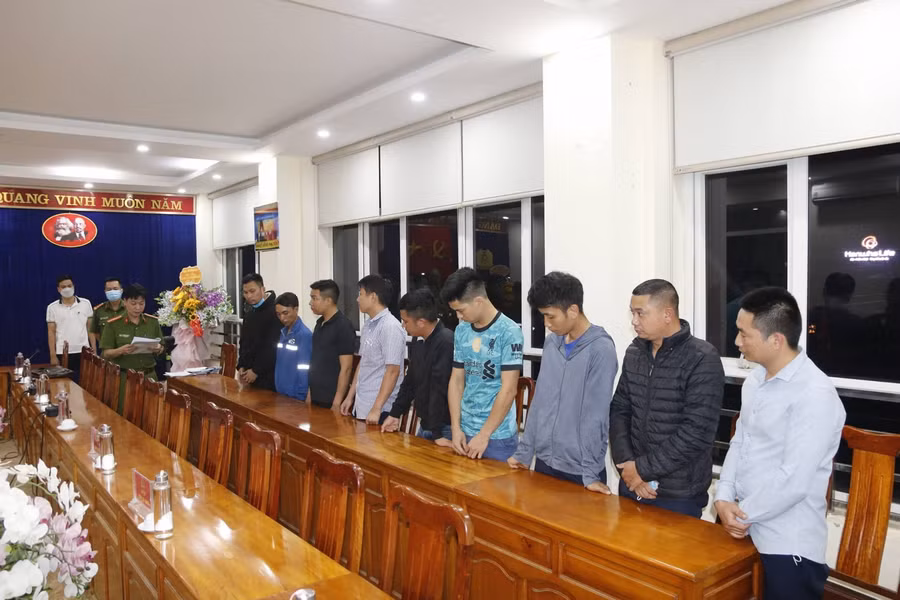 9 đối tượng liên quan đến vụ án bị bắt trước đó.