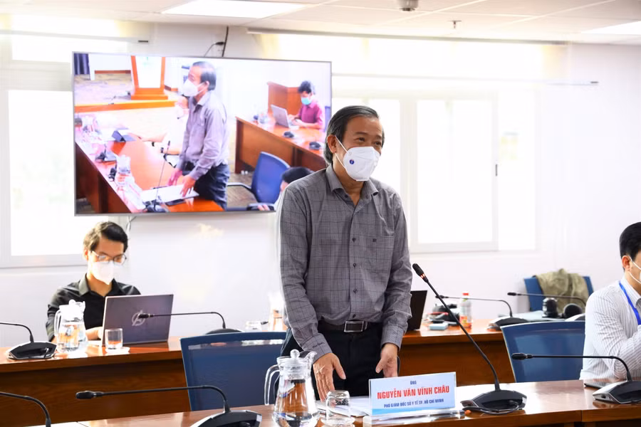 Phó Giám đốc Sở Y tế Nguyễn Văn Vĩnh Châu.
