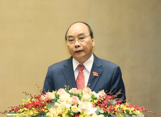 Chủ tịch nước Nguyễn Xuân Phúc.