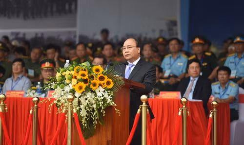 Thủ tướng Nguyễn Xuân Phúc đã đến dự lễ xuất quân và diễn tập phương án bảo vệ Tuần lễ Cấp cao APEC 2017