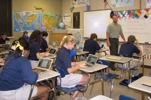 Một lớp học ở Mỹ. Ảnh: minh họa/internet