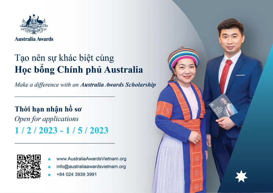 Chương trình Học bổng Chính phủ Australia bắt đầu nhận hồ sơ.