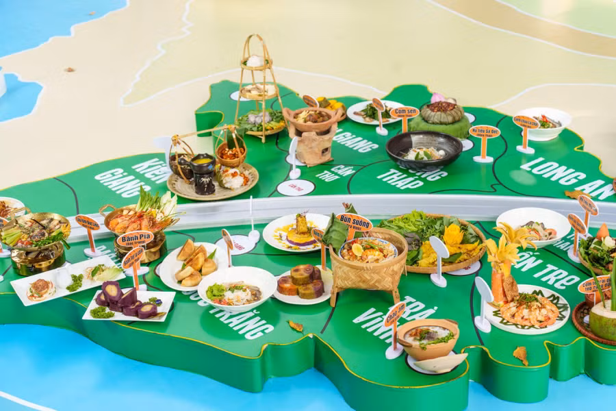 Xác lập kỷ lục cho Bản đồ ẩm thực – văn hóa Việt Nam giai đoạn 2 với 126 món ăn.