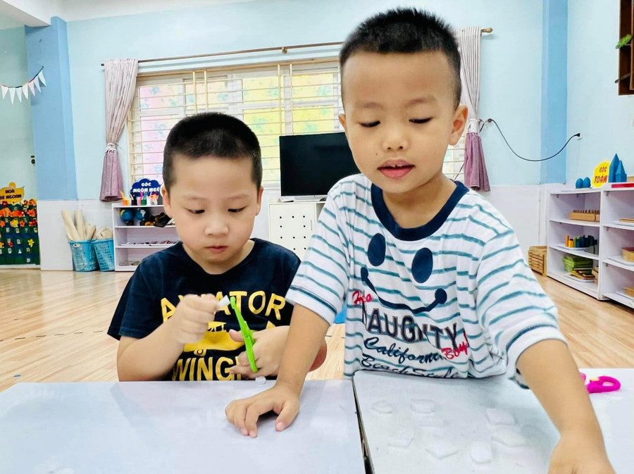 Trẻ mầm non được thụ hưởng từ Đề án 33.