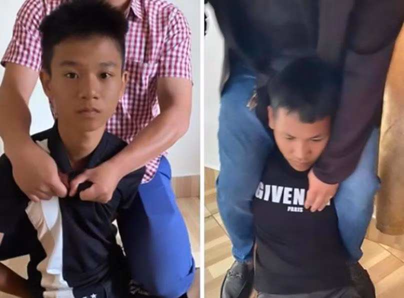 Hai nghi phạm bị cơ quan chức năng bắt giữ.