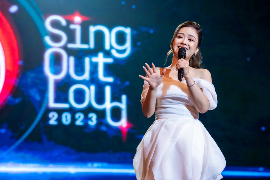 Ca sĩ Dương Hoàng Yến là một trong 4 giám khảo của Vòng Chung kết Sing Out Loud 2023.