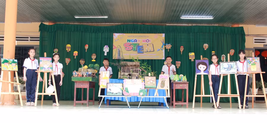 Ngày hội STEM sân chơi bổ ích cho học sinh trước dịp hè 2024. (Ảnh: Thành Tâm)