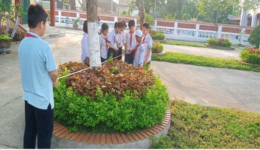 Tiết học Toán theo hướng trải nghiệm của Trường tiểu học xã Nghĩa Lâm. Tiết học Toán theo hướng trải nghiệm của Trường tiểu học xã Nghĩa Lâm.