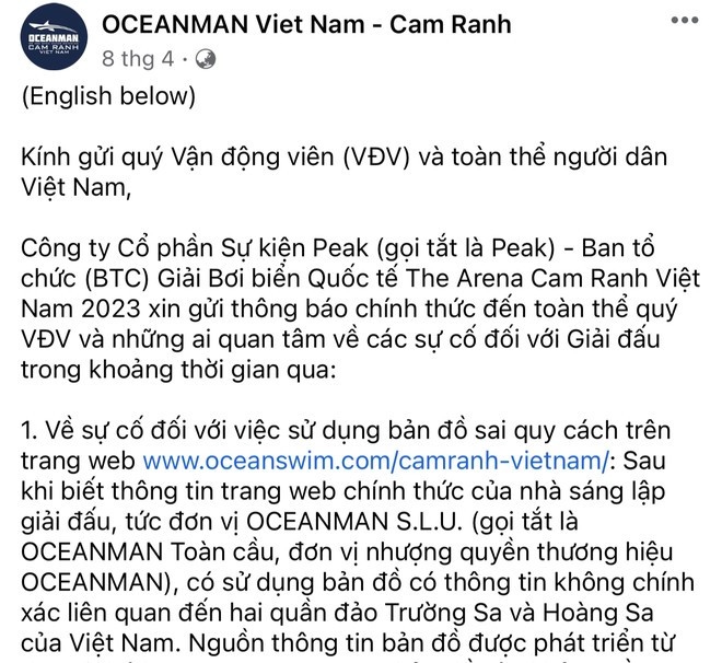 "Thông báo chính thức" thiếu tính tương tác của BTC khiến nhiều VĐV chưng hửng, giận dữ "Thông báo chính thức" thiếu tính tương tác của BTC khiến nhiều VĐV chưng hửng, giận dữ