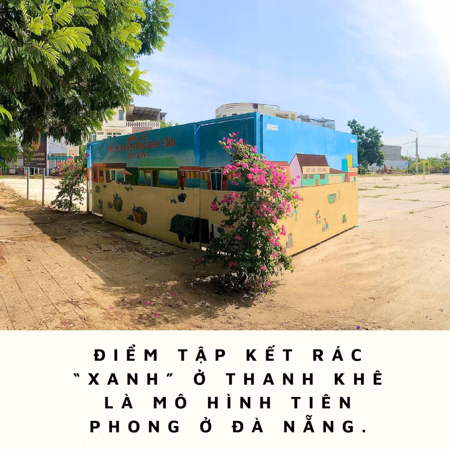 Điểm tập kết rác “xanh” ở Đà Nẵng: Thổi hồn sự sống cho bãi đất trống ô nhiễm ảnh 1