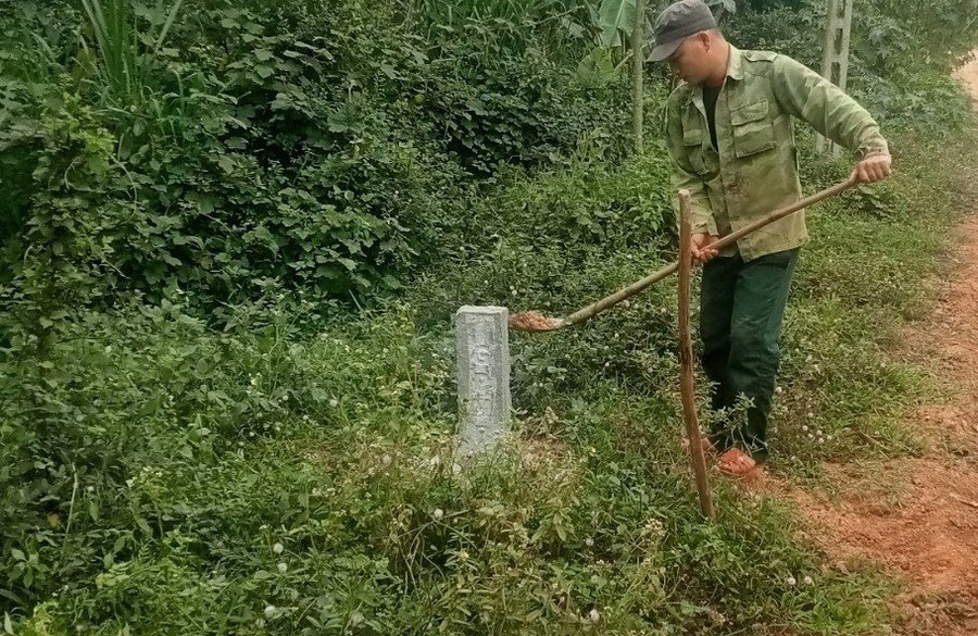 Một vị trí mốc GPMB cao tốc tại xã Gio An được khôi phục về vị trí cũ. (Ảnh: HT). Một vị trí mốc GPMB cao tốc tại xã Gio An được khôi phục về vị trí cũ. (Ảnh: HT).