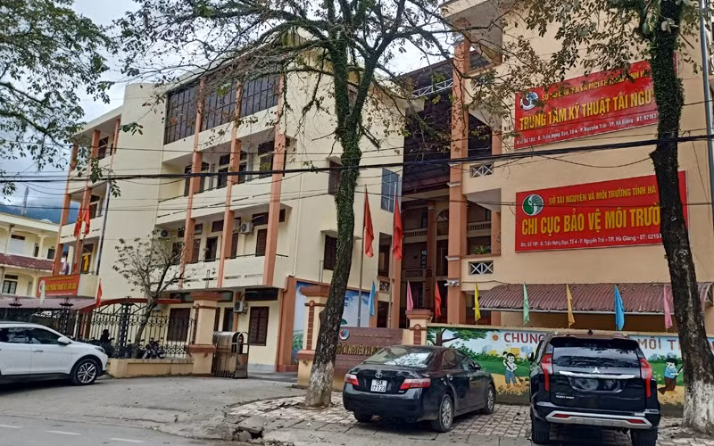 Trụ sở Sở Tài nguyên và Môi trường Hà Giang..