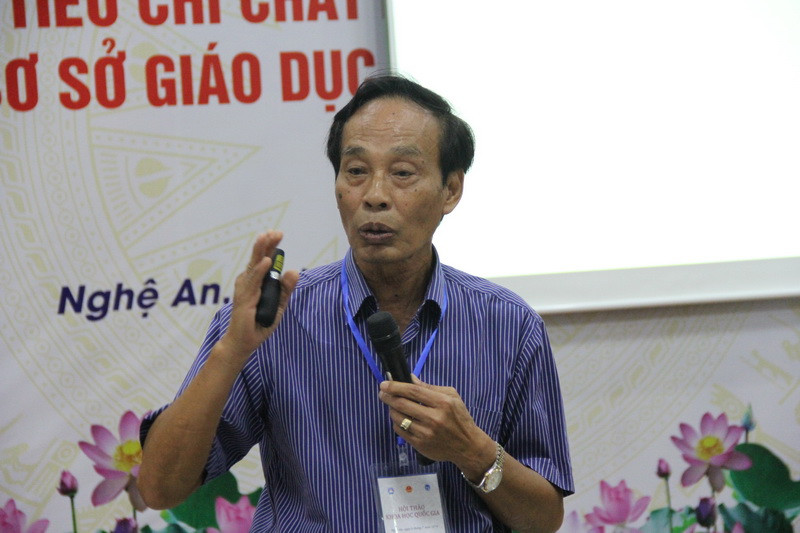 GS Nguyễn Đức Chính tham luận tại Hội thảo