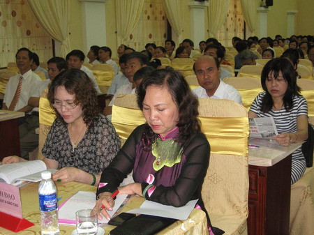Thứ trưởng Bộ Giáo dục và Đào tạo Nguyễn Thị Nghĩa dự Hội nghị Thứ trưởng Nguyễn Thị Nghĩa tới dự Hội nghị