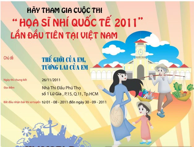 Khởi động sơ tuyển cuộc thi "Họa sĩ nhí quốc tế 2011&quot;