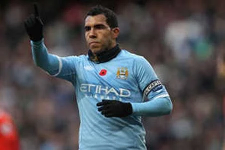 Tevez bỏ lỡ trận tranh Community Shield