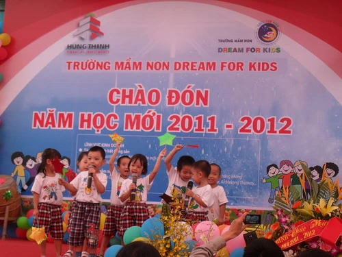 Trường mầm non Dream for kids khai giảng năm học mới