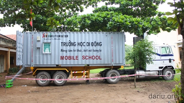 Trường học di động trên container