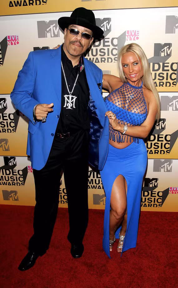 Thời trang kinh dị nhất qua một thập kỷ MTV Video Music Awards ảnh 6 Nam diễn viên phụ xuất sắc Ice-T và wifeCoco tham dự năm 2006 lễ trao giải MTV
