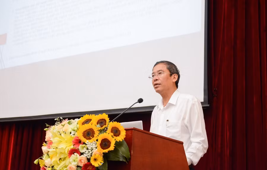 Ông Vũ Minh Đức phát biểu tại tọa đàm.