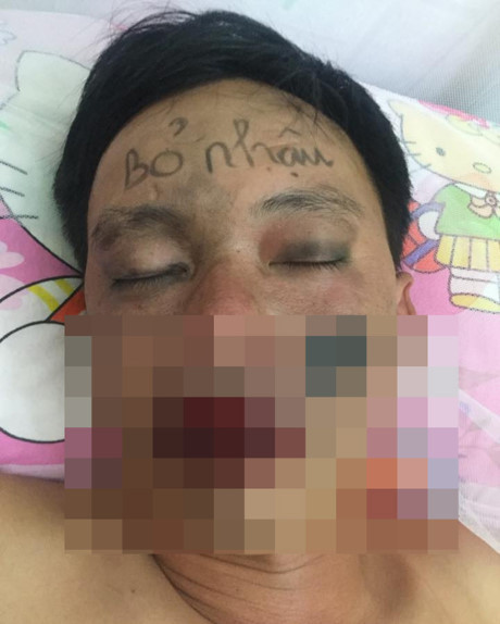 Phì cười với hình ảnh chồng say bị vợ vẽ mặt mèo, tô son - Ảnh 1 Phi cuoi voi hinh anh chong say bi vo ve mat meo, to son - Anh 1