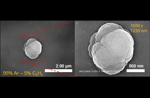 Bụi vũ trụ được tạo ra trong phòng thí nghiệm - Ảnh: NASA/AMES