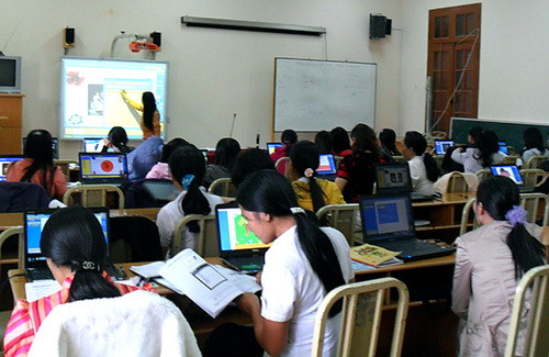 Một lớp học của Dự án “ Phát triển kỹ năng dạy học tương tác cho giáo viên” Một lớp học của Dự án “ Phát triển kỹ năng dạy học tương tác cho giáo viên”