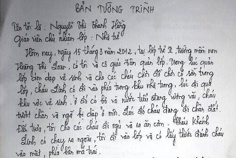 Sở GD&amp;ĐT Nghệ An yêu cầu xử lý nghiêm vụ cô giáo đánh trẻ