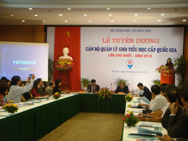 Quang cảnh Lễ tuyên dương