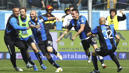 Atalanta giành thắng lợi 2-0 ở Bergamo 1