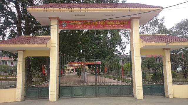 Trường THPT Ba Đình, huyện Nga Sơn, Thanh Hóa ​