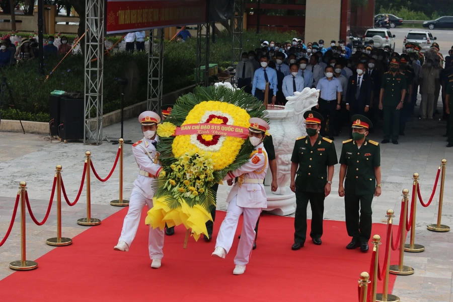 Tỉnh Quảng Bình tổ chức trọng thể Lễ truy điệu và an táng 17 hài cốt Liệt sĩ hy sinh tại Lào.