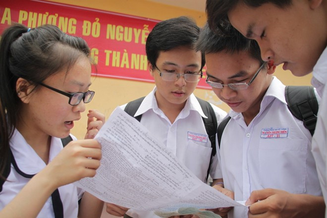 Mỗi thí sinh được cấp 4 giấy chứng nhận kết quả thi